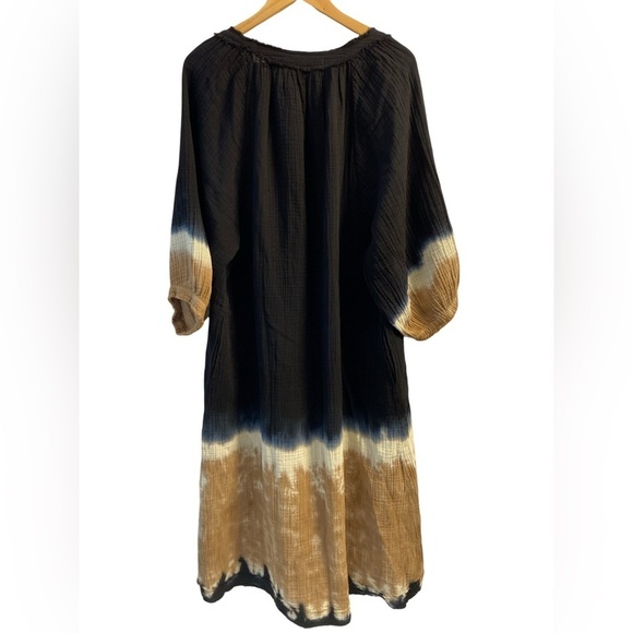 Ocean+Main Los Angeles 100% Cotton Gauze Kaftan Size L/XL Pit 21 - Picture 9 of 17